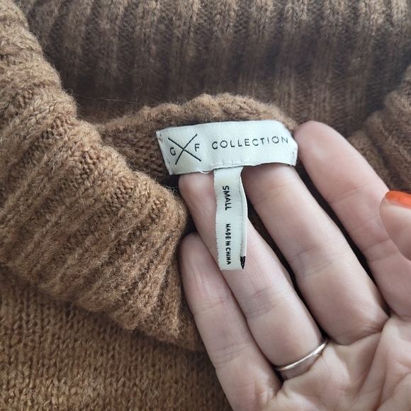 Gentle Fawn Collection Brown Turtleneck Knit Sweater - Picture 5 of 9